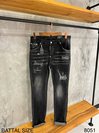 DSQUARED JEANS 8051 ZWART (BIG SIZE)
