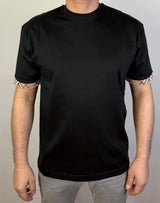T-Shirt Burberry Arm Zwart