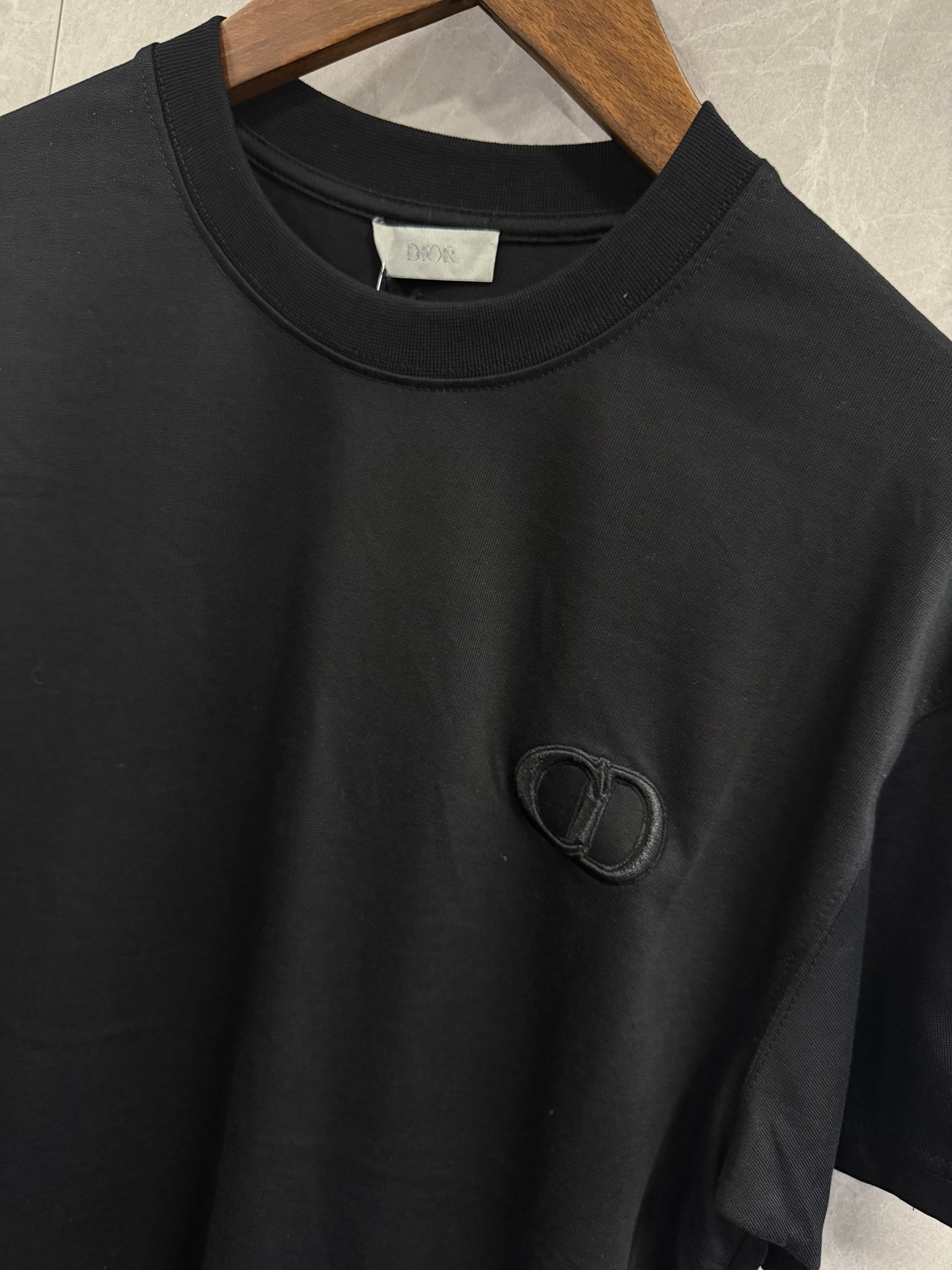 T-Shirt Christian Dior CD Zwart