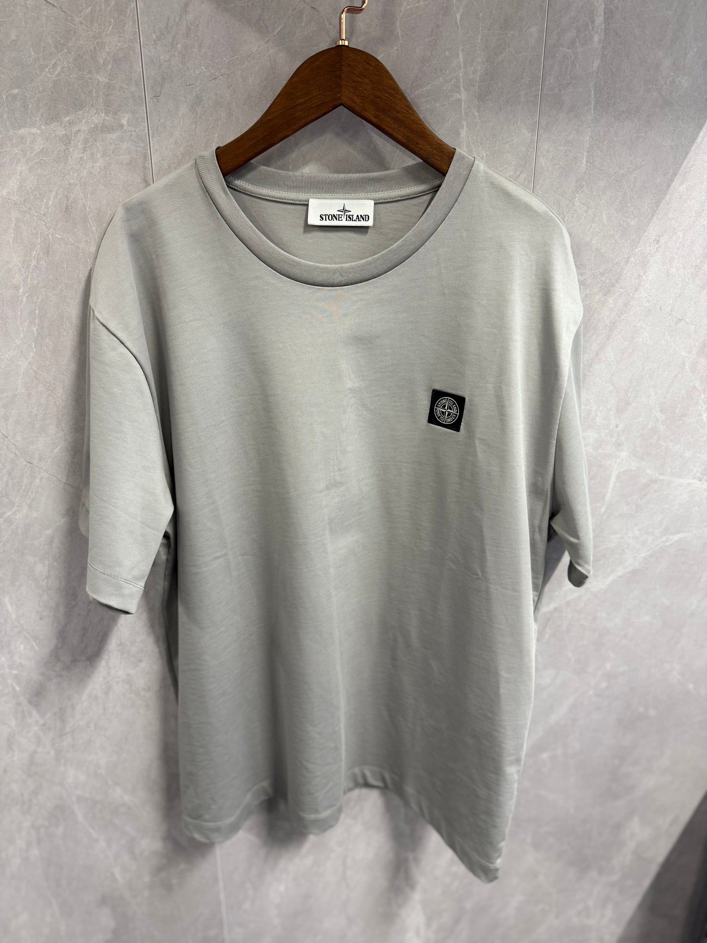 T-Shirt Stone Island Grijs (basic)