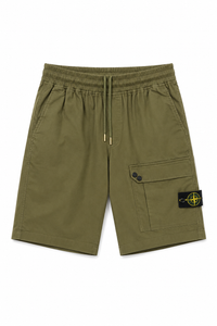 CARGO STONE ISLAND SHORT PANT GROEN