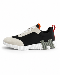 Hermes Bouncing Sneakers Wit Blauw (H grijs)