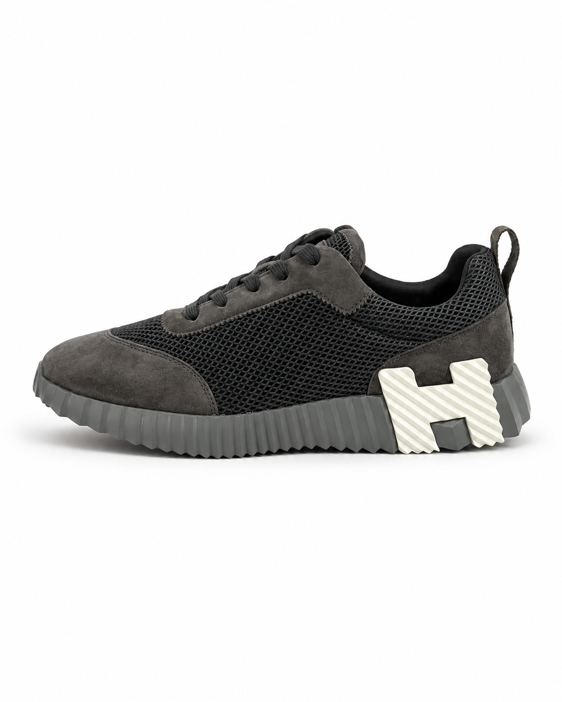 Hermes Bouncing Sneakers Donker Grijs