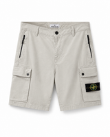 CARGO STONE ISLAND SHORT PANT LICHT GRIJS