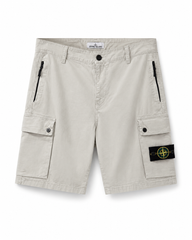 CARGO STONE ISLAND SHORT PANT LICHT GRIJS