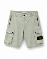 CARGO STONE ISLAND SHORT PANT LICHT GROEN