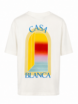 T-Shirt Casablanca Spiegel Wit