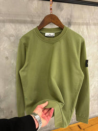 SWEATER STONE ISLAND GROEN