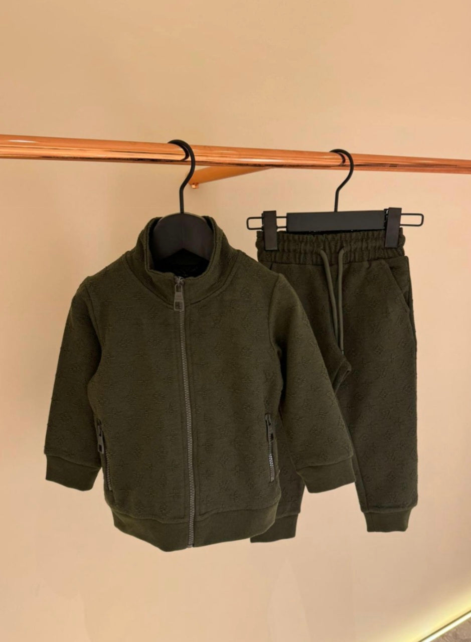 KIDS Trainingspak LV Monogram Khaki