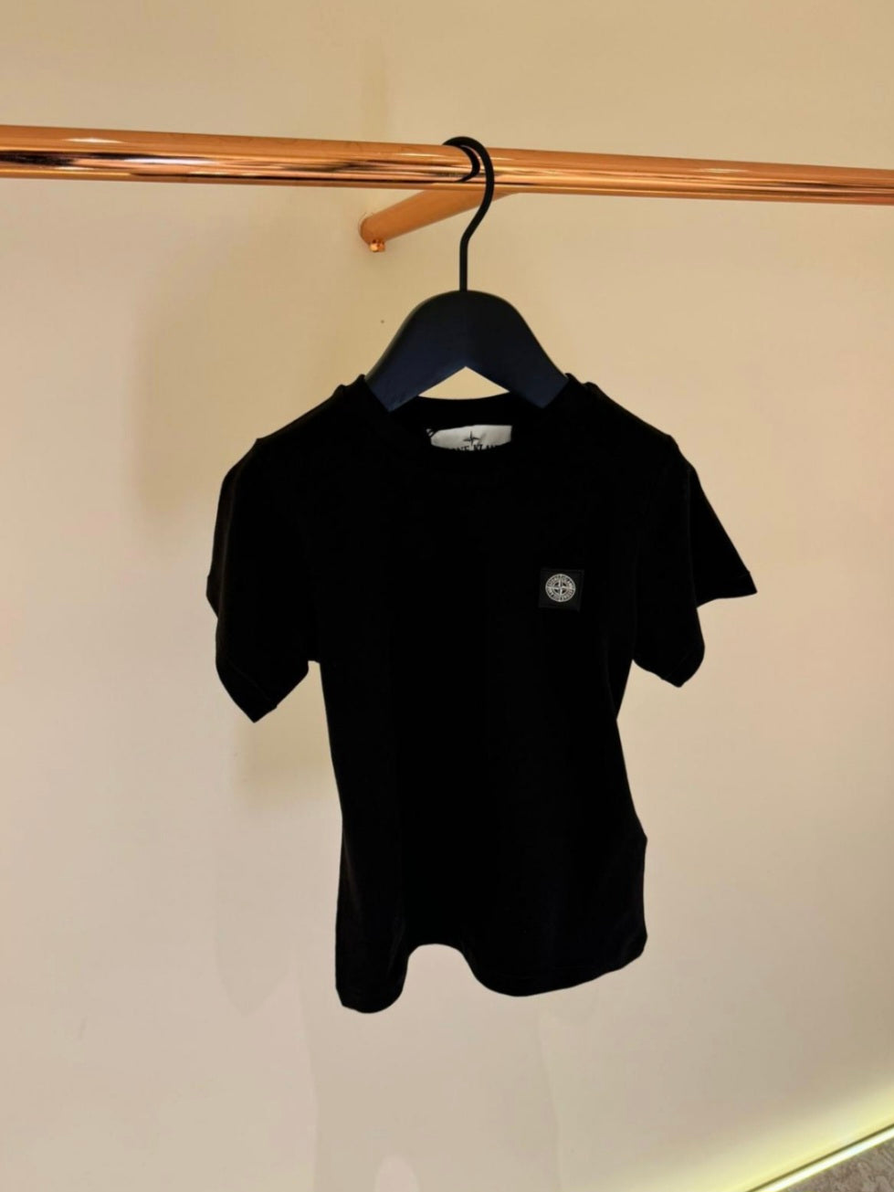 Kids T-shirt Stone Zwart