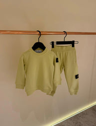 KIDS Trainingspak stone Island Basic Geel