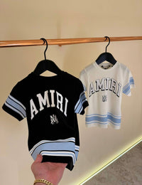 KIDS T-shirt Amiri Wit Lichtblauw