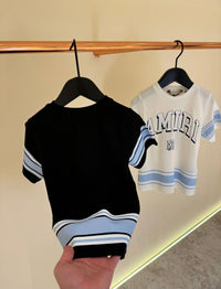 KIDS T-shirt Amiri Wit Lichtblauw