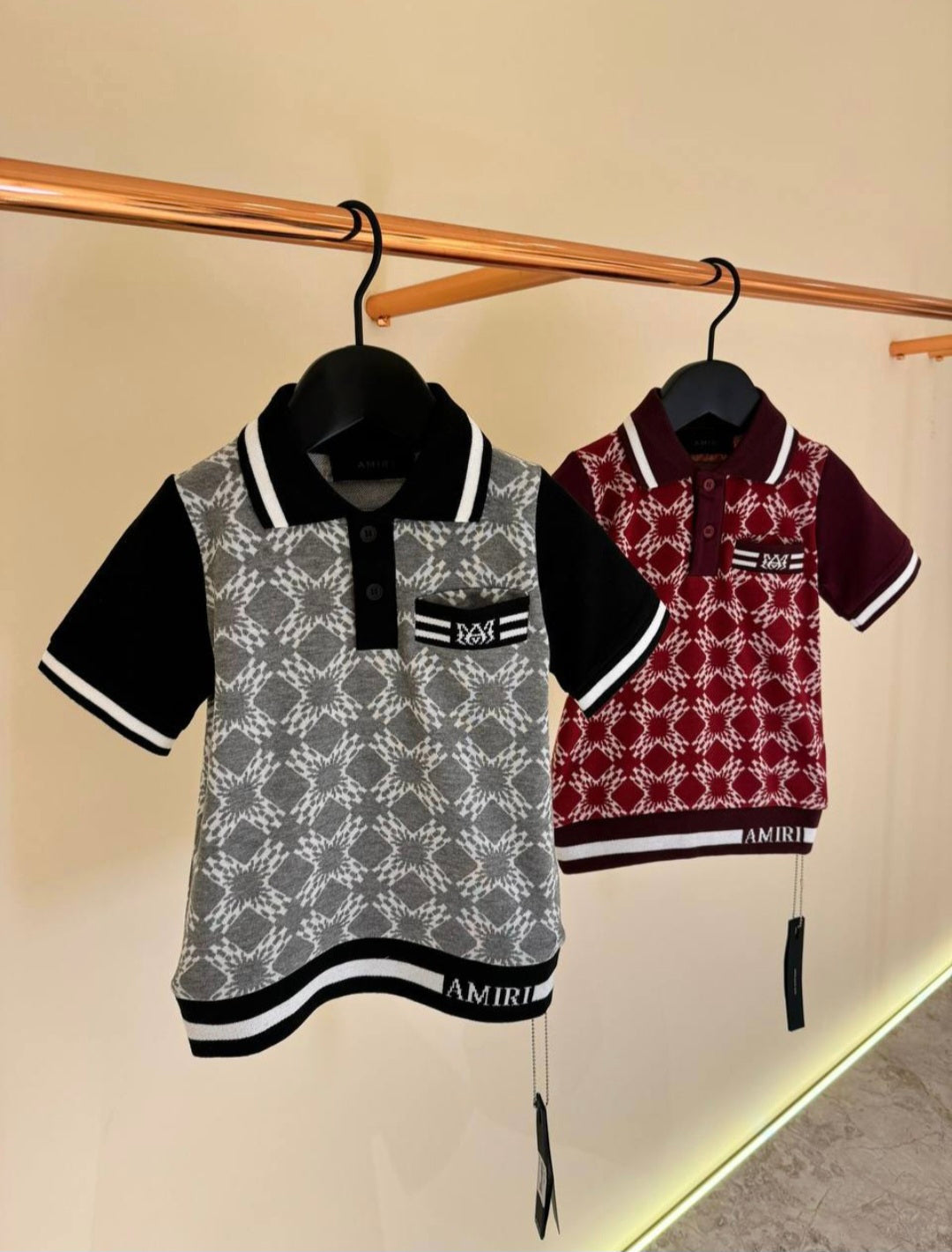 KIDS POLO AMIRI Zwart