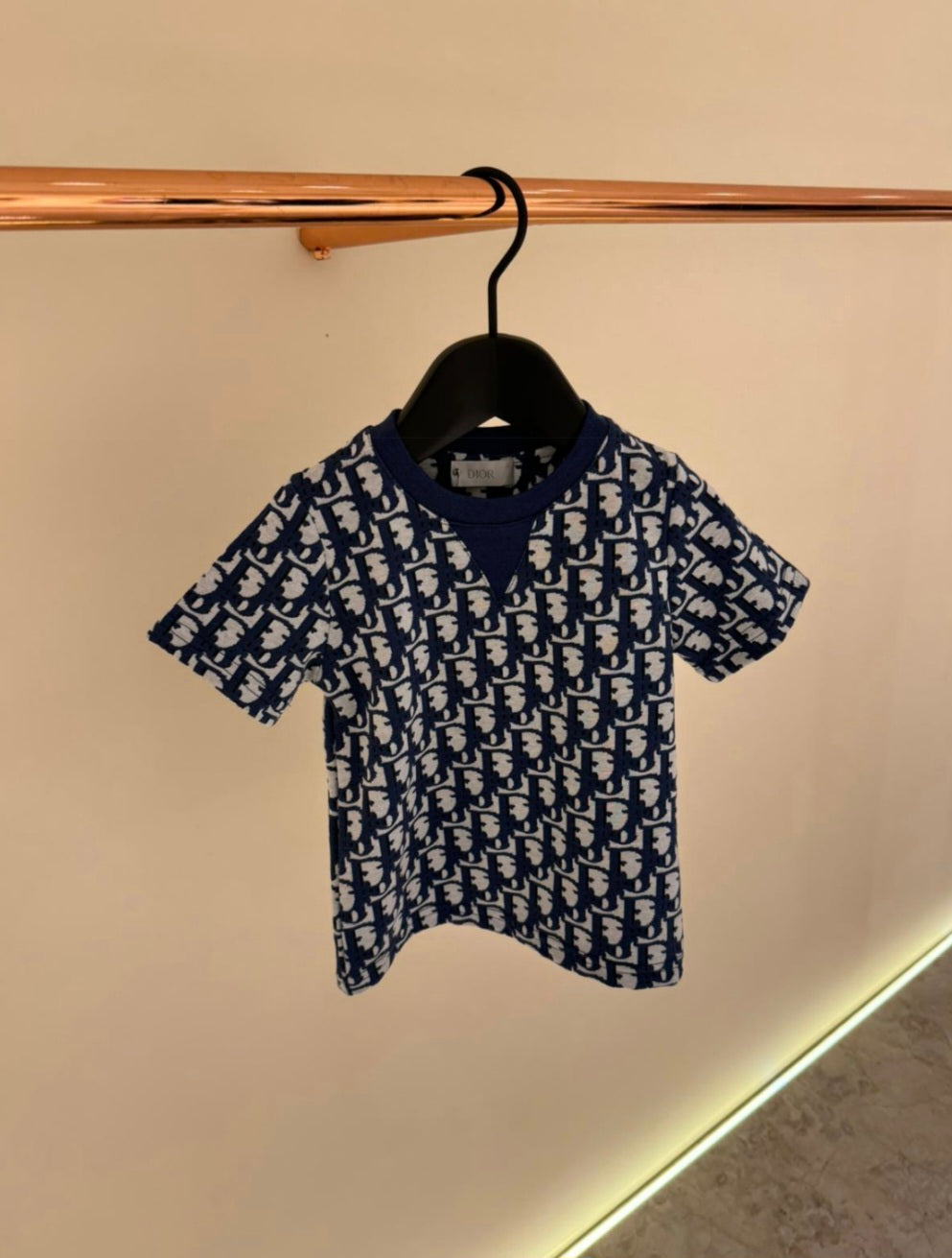 KIDS DIOR T-Shirt Donker Blauw 626