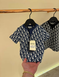 KIDS DIOR T-Shirt Donker Blauw 626