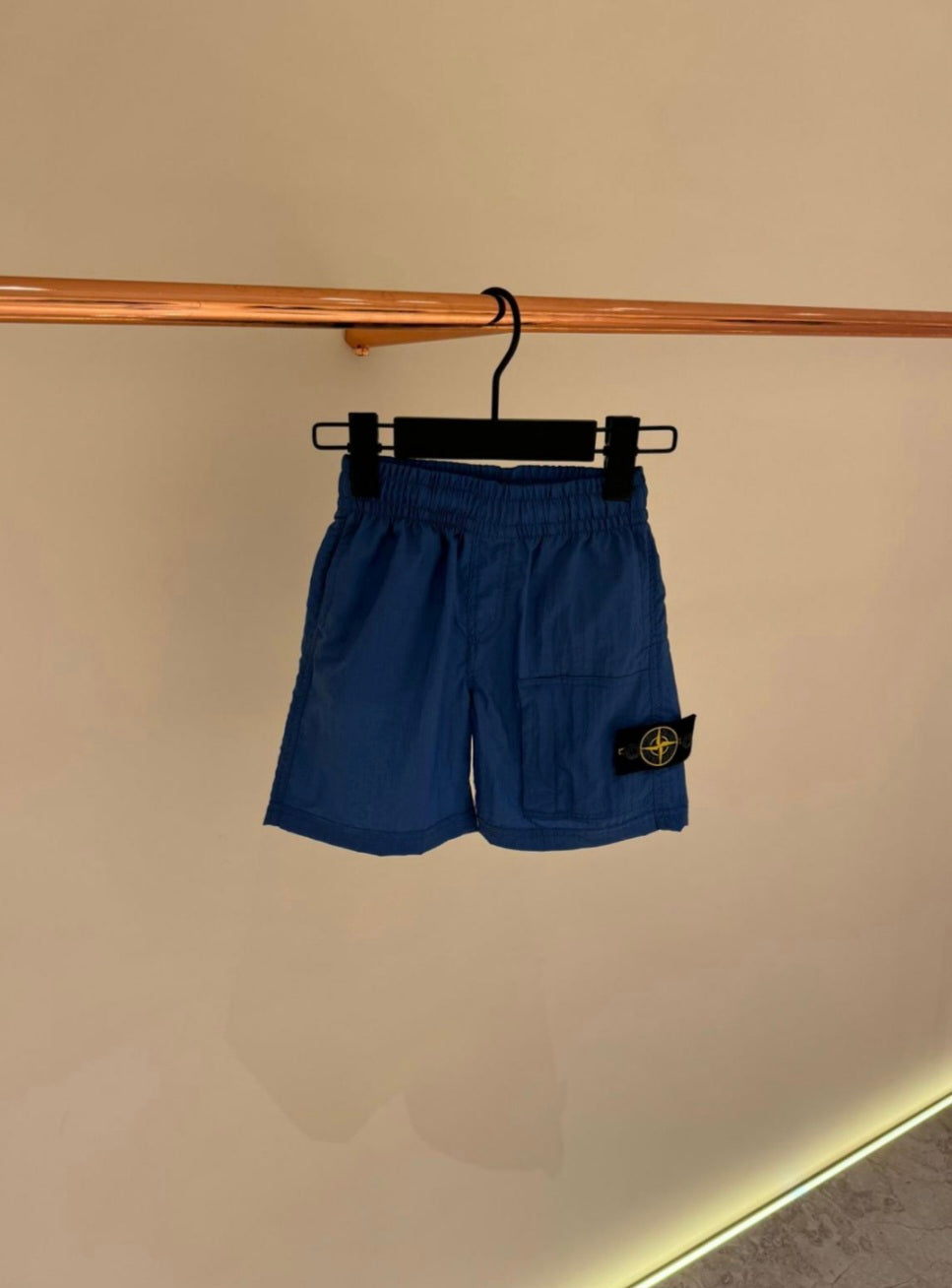KIDS Zwembroek Stone Island Indigo Blauw