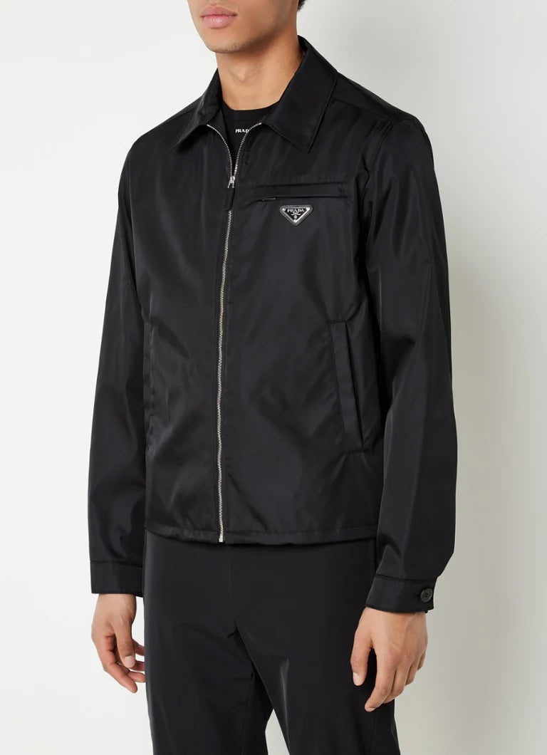 REGENJAS PRADA NYLON ZWART