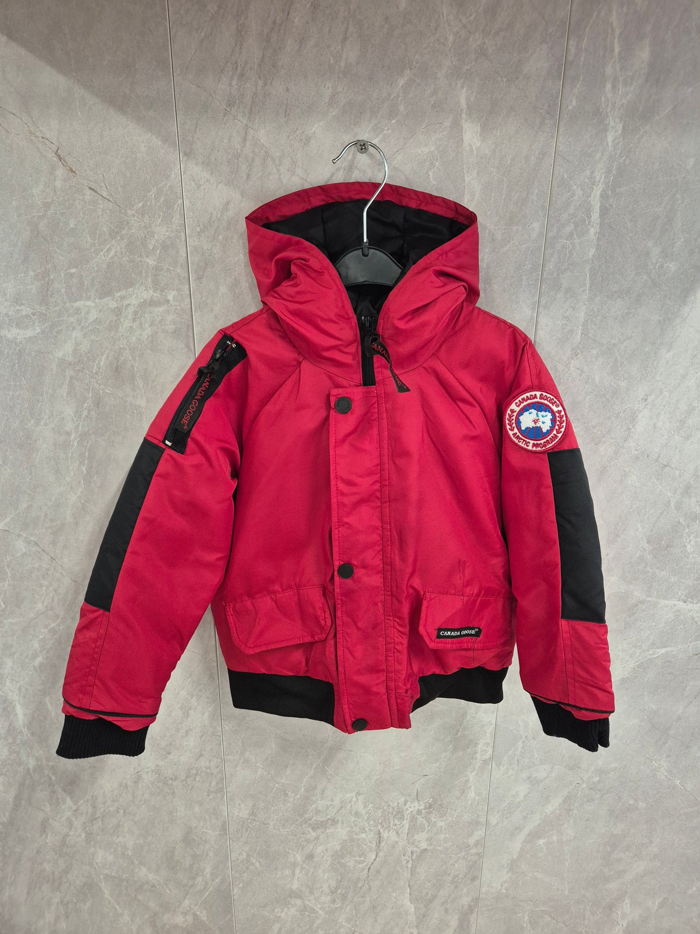 KIDS CANADA GOOSE Jas Chilliwack Rood