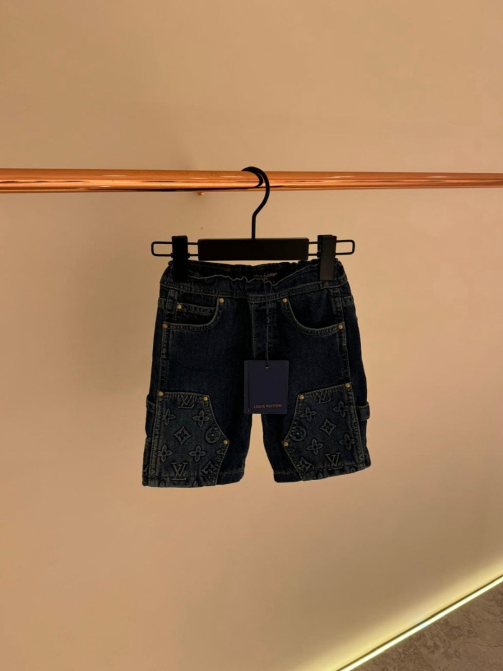 KIDS LV Short Jeans Blauw