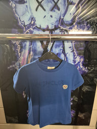 KIDS T-SHIRT Moncler+Logo Blauw