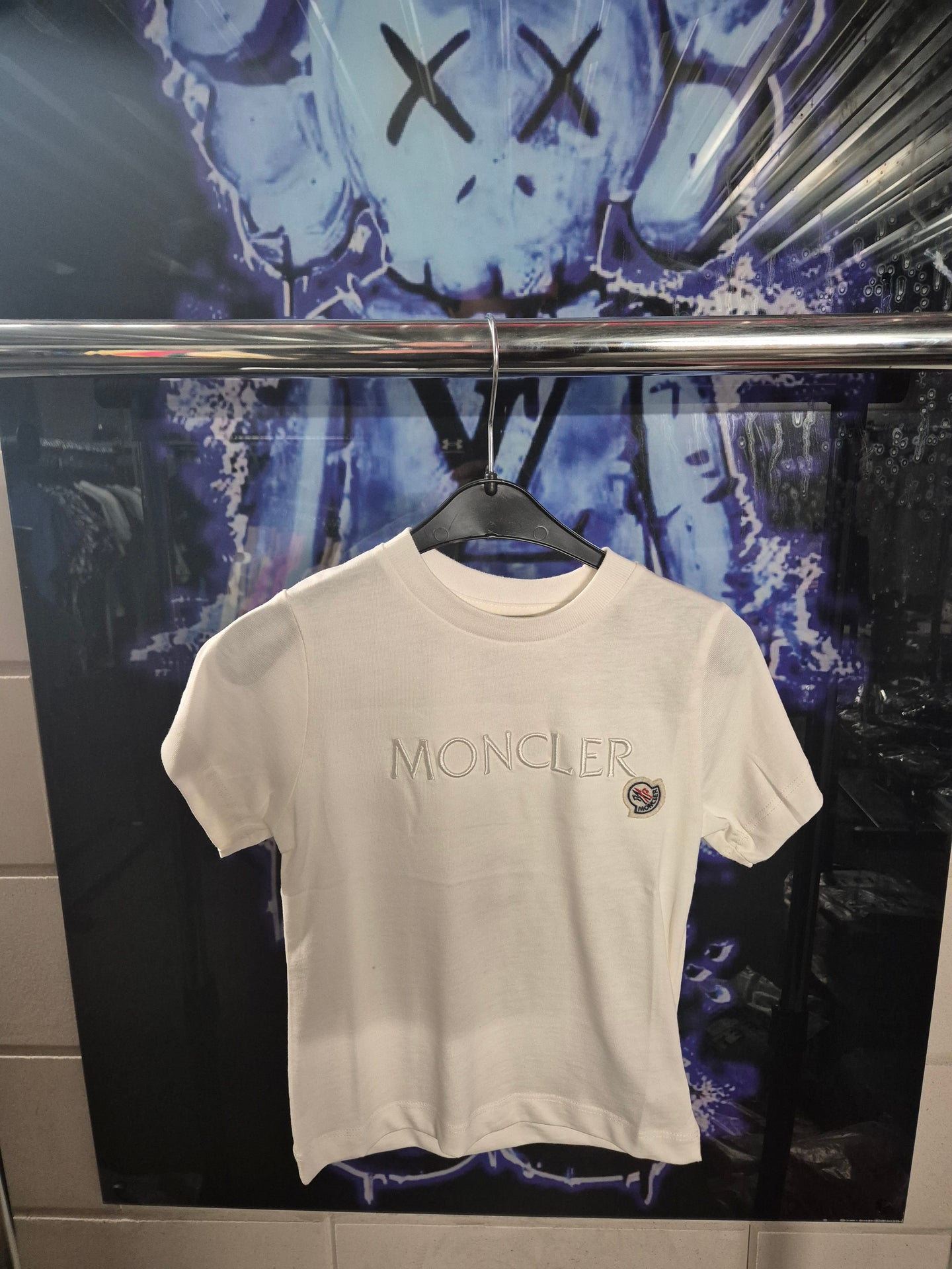 KIDS T-SHIRT Moncler+Logo Wit