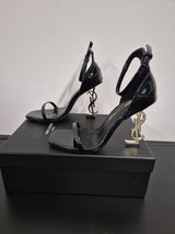 DAMES SCHOENEN YSL SaintLaurent Opyum Heels Gold Heel