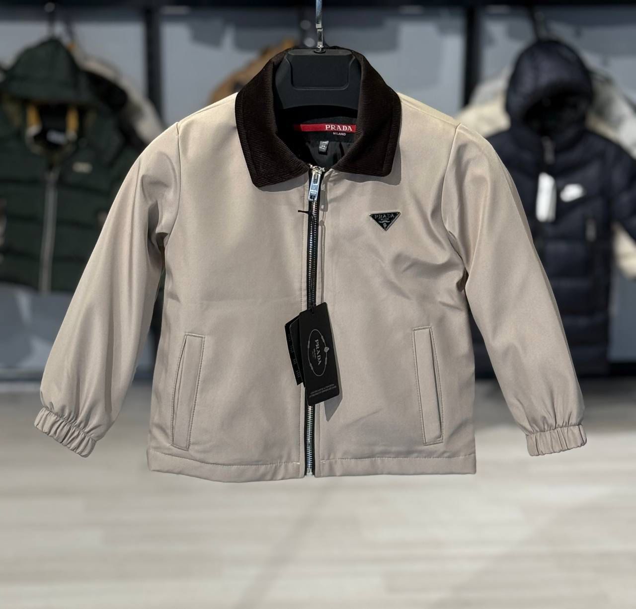 KIDS PRADA (new) ZOMER JAS BEIGE