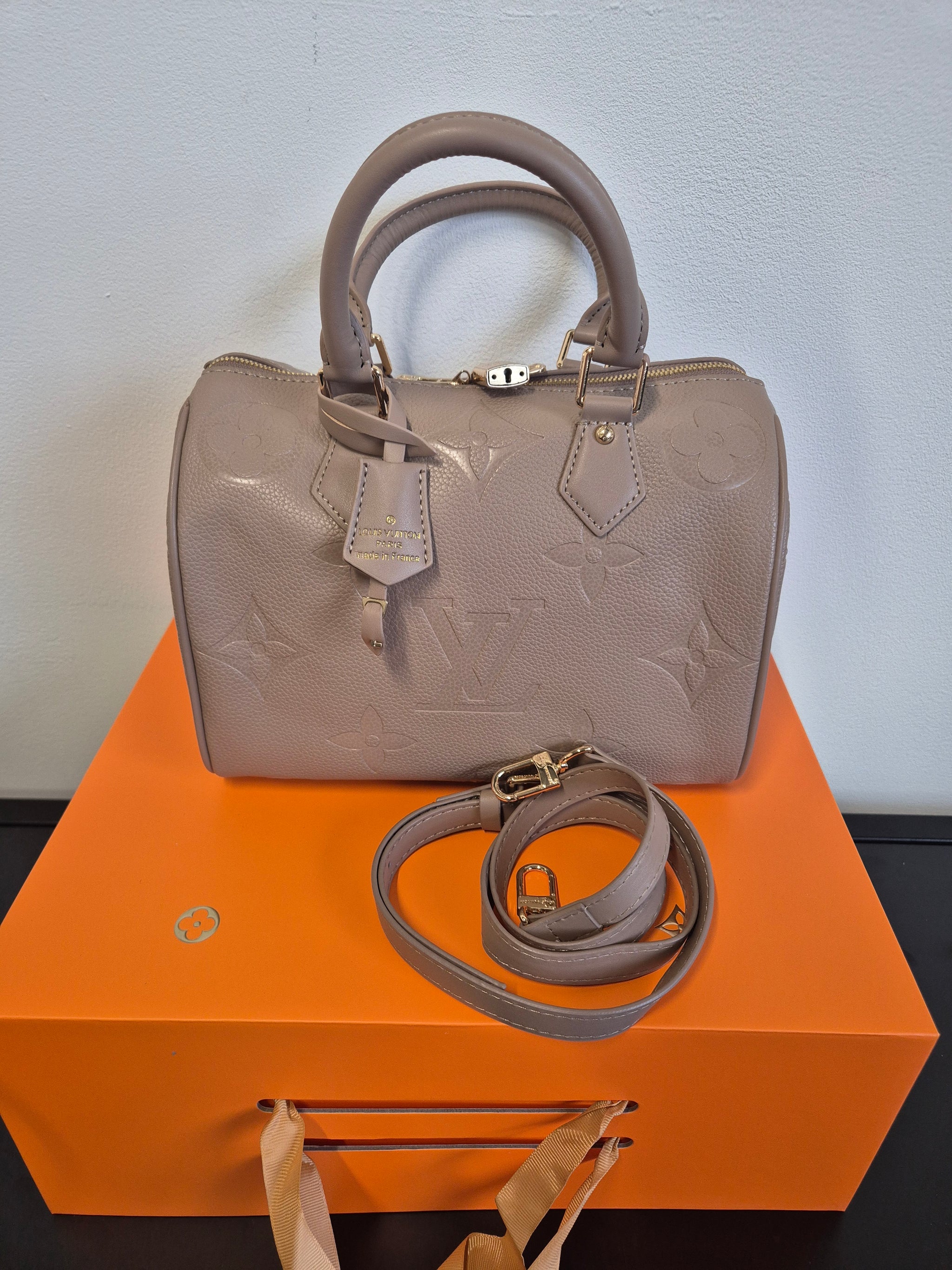 DAMES TASSEN Luis Vuitton Speedy Bandoulière 25 Beige
