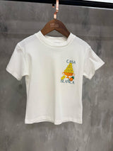 KIDS T-SHIRT CASA BLANCA Wit Tennis