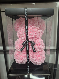 VALENTIJNS BEERTJE 25CM ROZE