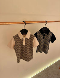 KIDS POLO GUCCI Dark Brown