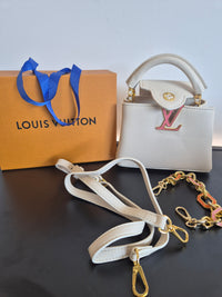 DAMES TASSEN LV WHITE/PINK MINI BAG