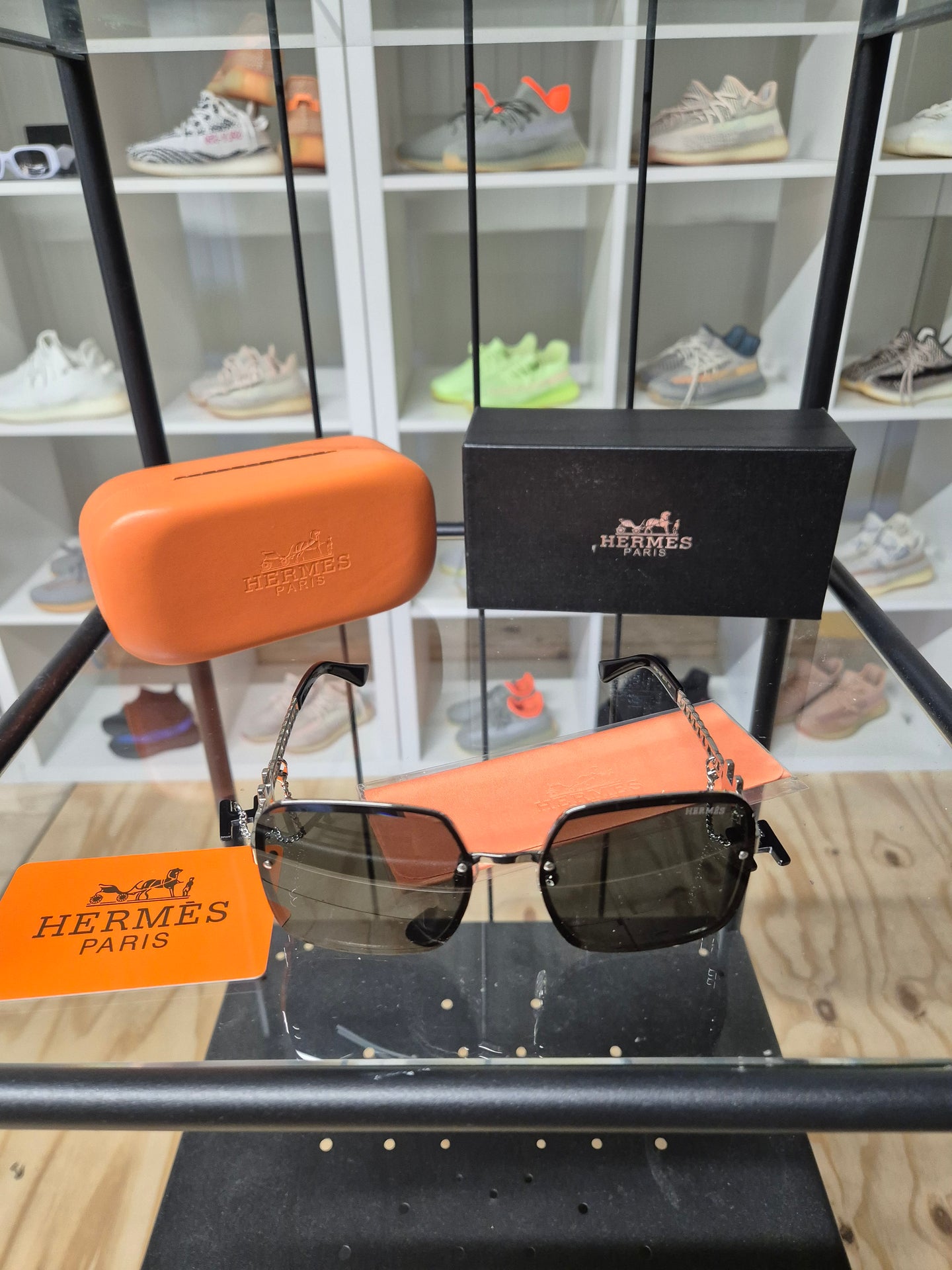 DAMES ZONNEBRILLEN HERMES ZWART