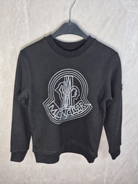 KIDS TRUI MONCLER ZWART