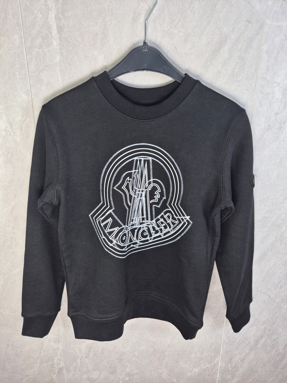 KIDS TRUI MONCLER ZWART