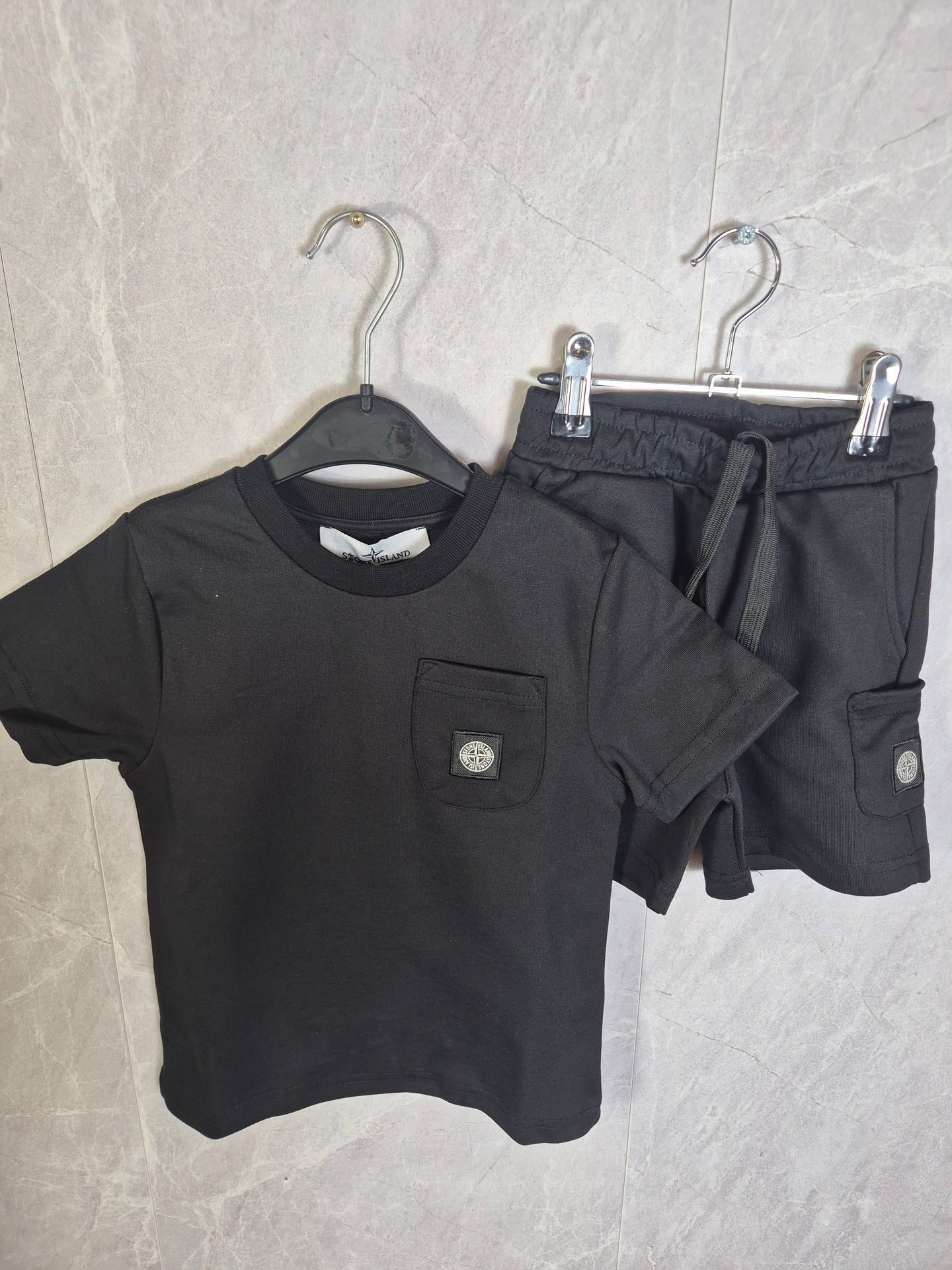 KIDS ZOMERSET STONE ISLAND ZWART