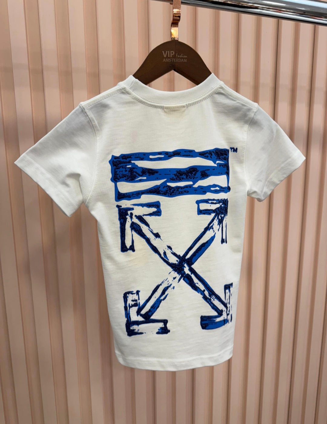 KIDS T-SHIRT BASIC OFF-WHITE WIT