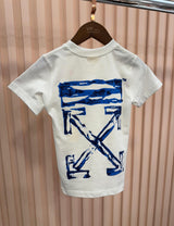 KIDS T-SHIRT BASIC OFF-WHITE WIT