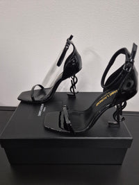 DAMES SCHOENEN YSL SaintLaurent Opyum Heels Black Heel