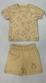 NEWBORN Set Burberry Kleine Beertjes Bruin