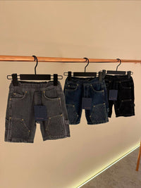 KIDS LV Short Jeans grijs