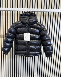 KINDER JAS MONCLER MAYA MAT ZWART