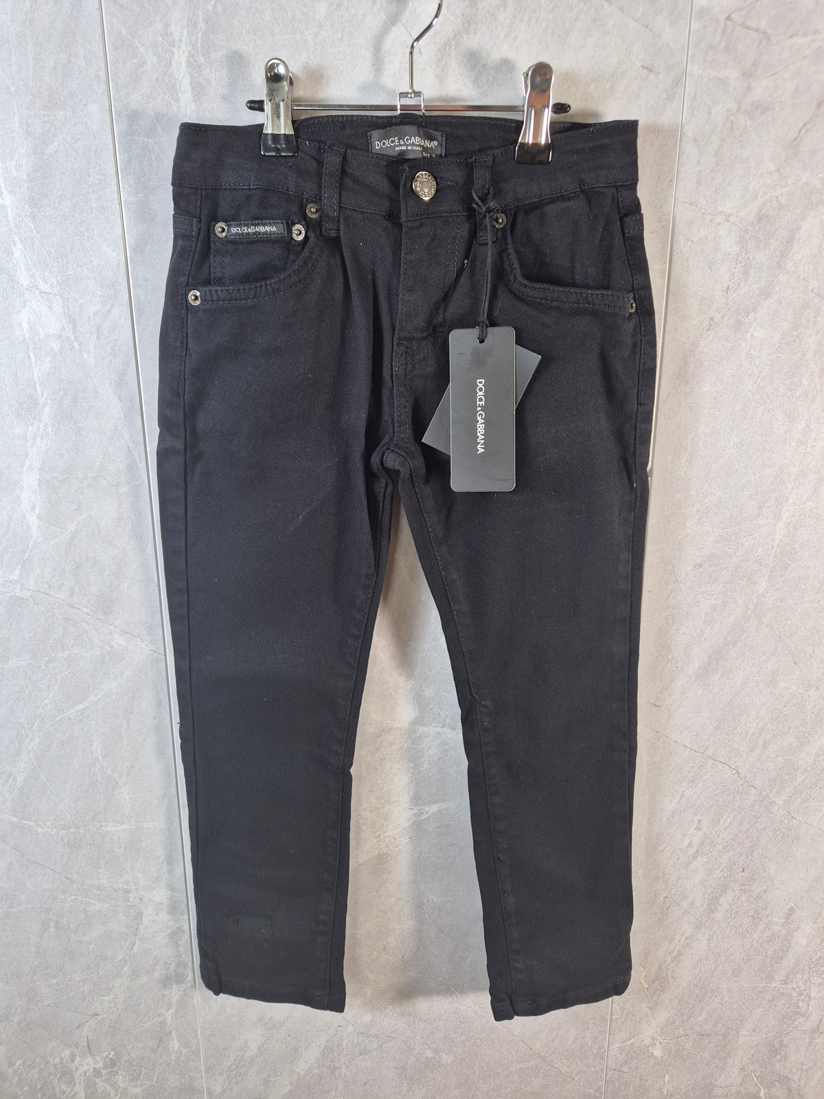 KIDS JEANS D&G ZWART