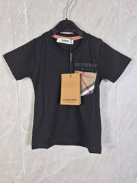 KIDS T-SHIRT BURBERRY ZWART ZAKJE