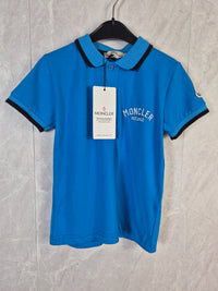 KIDS POLO MONCLER BLAUW