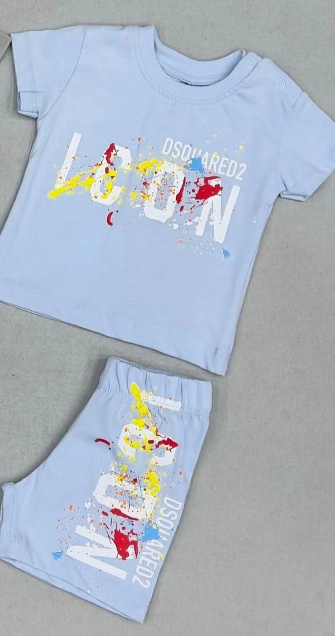 NEWBORN Set Dsquared Licht Blauw