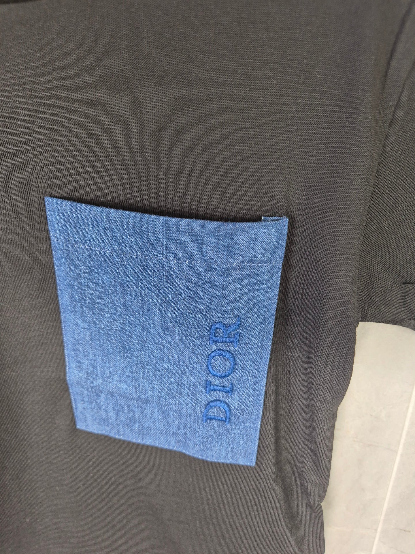 KIDS T-SHIRT DIOR ZAKJE ZWART