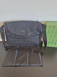 BABY NEWBORN GUCCI LUIERTAS MET LOGOPRINT ZWART
