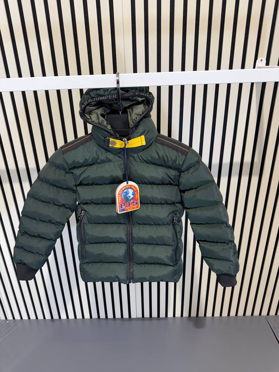 KIDS JASSEN WINTER PARAJUMPERS DONKERGROEN (KHAKI)